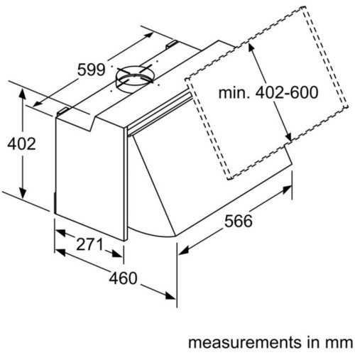 Neff N30 60cm Integrated Hood