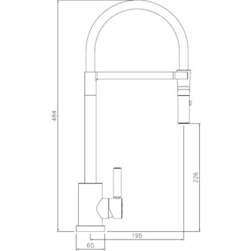 Abode Distinctly Atlas Professional Single Lever Tap