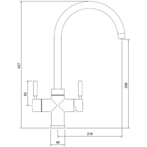 Abode Pronteau Prostream Boiling Tap