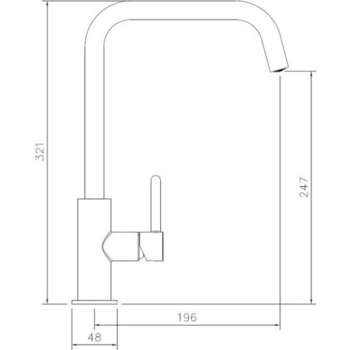 Abode Althia Single Lever Tap
