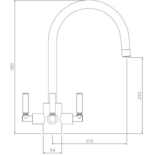 Abode Distinctly Orcus 3 Way Aquifier Filter Tap