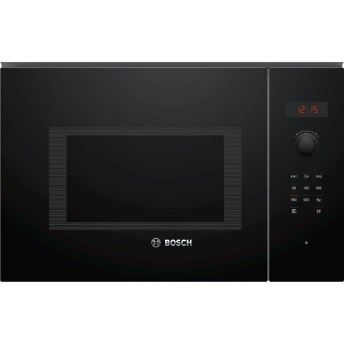 Bosch Series 4 Black Built-In Microwave Oven