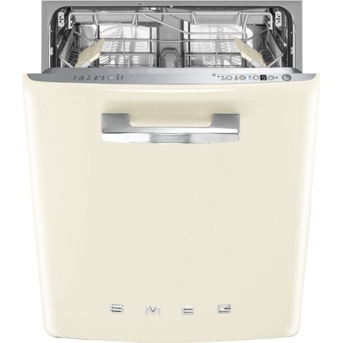 Smeg Difabcr 60cm 50S Style Built-In Dishwasher Cream