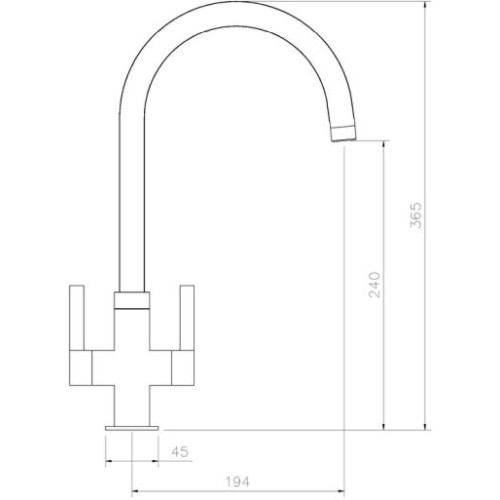 Abode Pico Monobloc Tap