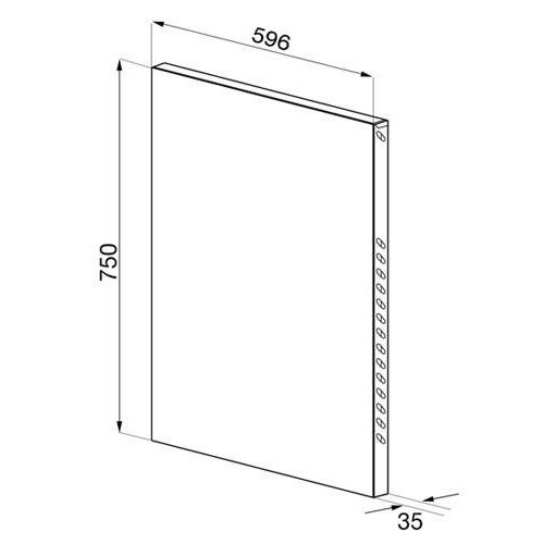 Smeg Splashback For SY62MX8 And SY6CPX8