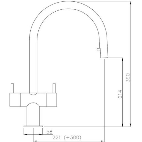 Abode Distinctly Hesta Pull Out Tap