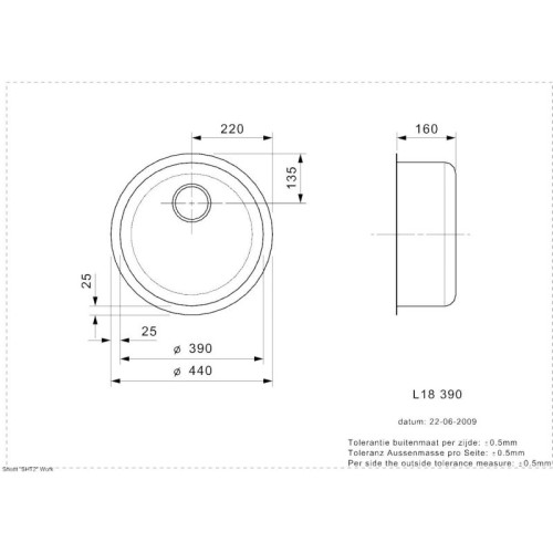Reginox L18 390 Okg Kitchen Sink