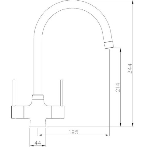 Abode Nexa Monobloc Tap