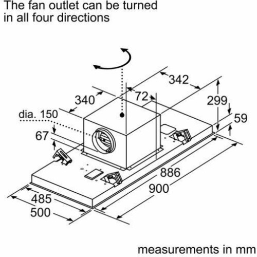 Neff N50 Ceiling Hood