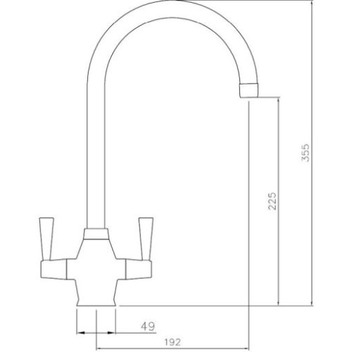 Abode Astral Monobloc Tap