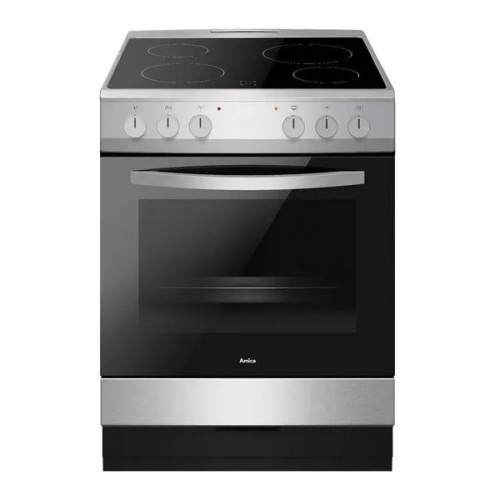 Amica 60cm Freestanding Electric Cooker Ceramic Hob