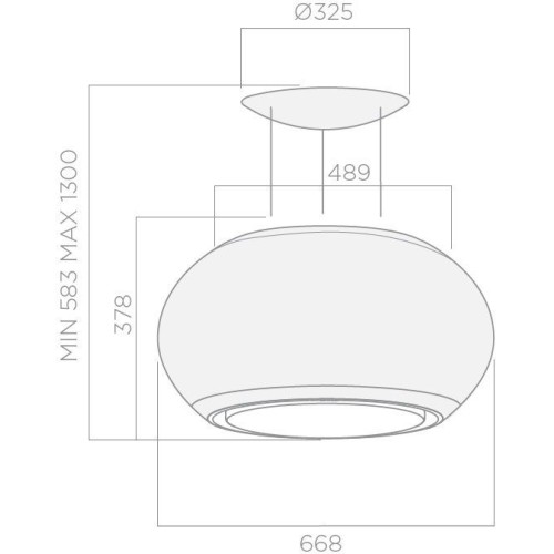 Elica Interstellar Suspended Hood