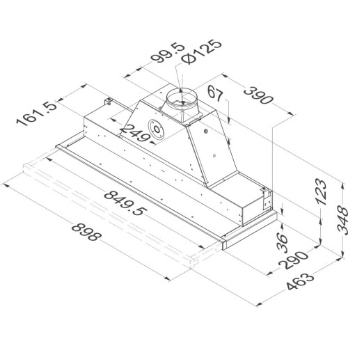 Novy Telescopic 90cm Hood