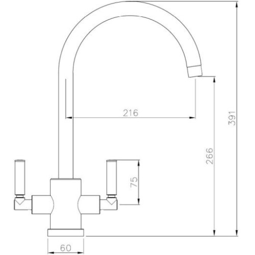 Abode Atlas Monobloc Aquifier Tap