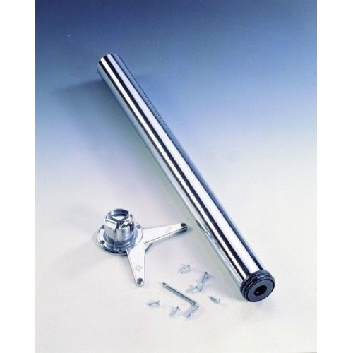 Adjustable Worksurface Support Leg, 710mm High, Steel