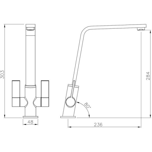 Abode Linear Flair Mixer Tap