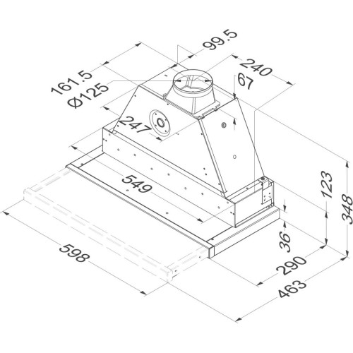 Novy Telescopic 60cm Hood